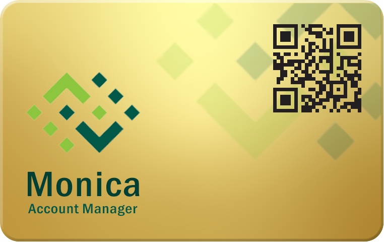 Business card Monica